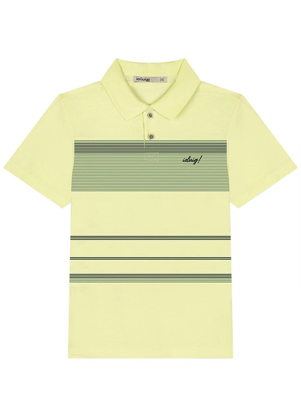 Ioluig - Polo Menino em Piquet Verde
