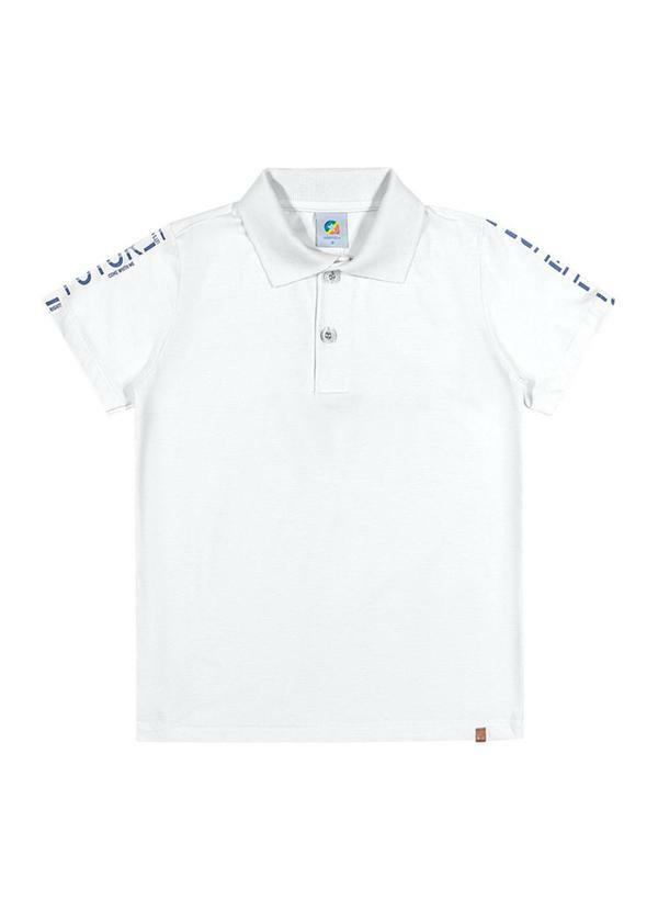 Alenice - Polo Minimalista Meninos Branco