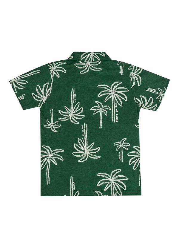 Quimby - Polo Palm Paradise para Menino Verde 4