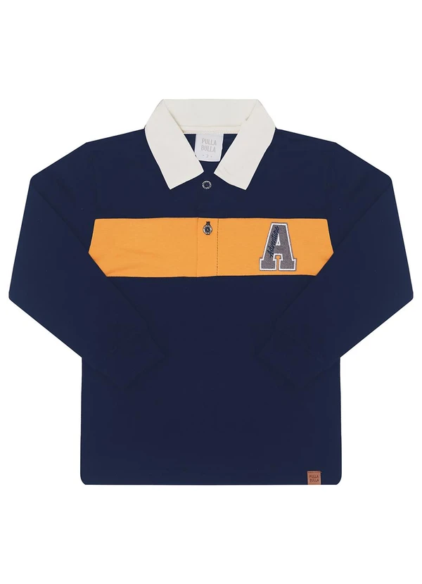 Pulla Bulla - Polo Piquet com Elastano Azul 3