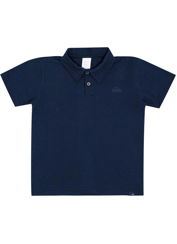 Pulla Bulla - Polo Piquet com Elastano Azul 3