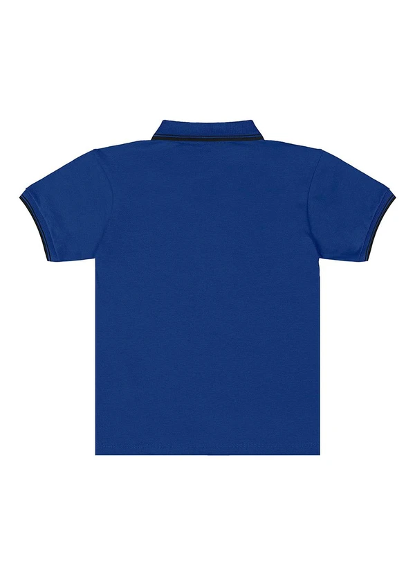 Quimby - Polo Piquet com Elastano Azul 2