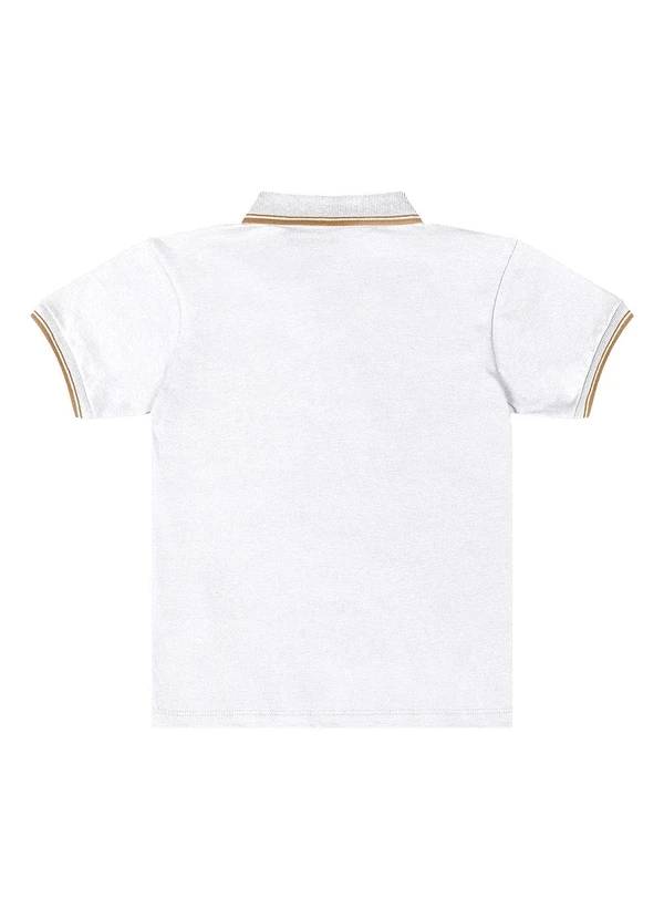Quimby - Polo Piquet com Elastano Branco 2