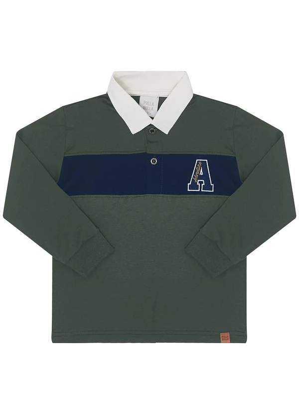 Pulla Bulla - Polo Piquet com Elastano Verde