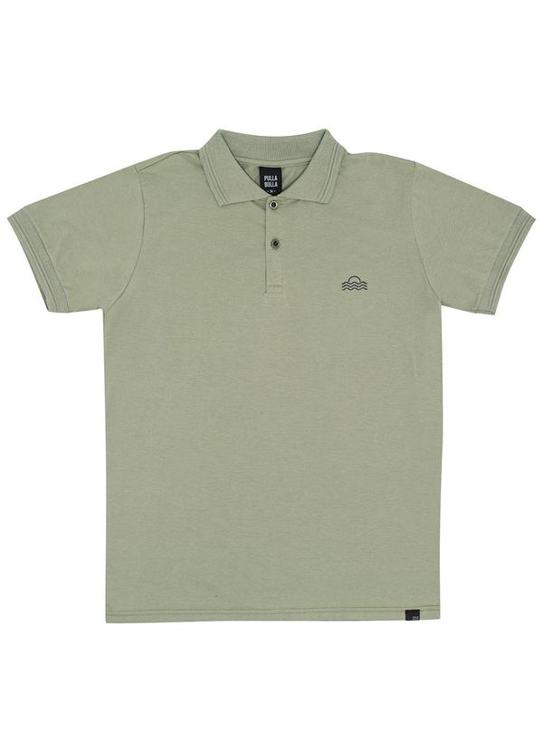 Pulla Bulla - Polo Piquet com Elastano Verde
