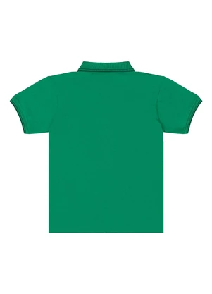 Quimby - Polo Piquet com Elastano Verde - QUIMBY