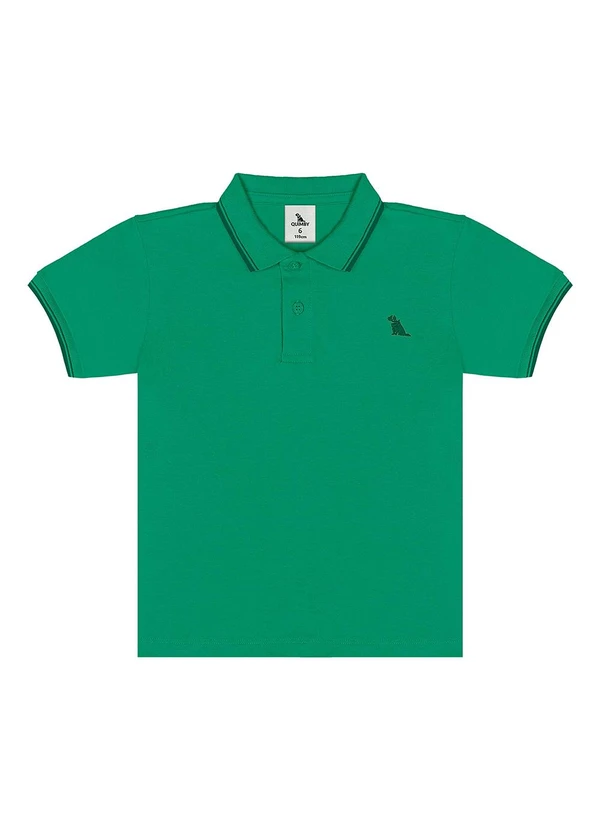 Quimby - Polo Piquet com Elastano Verde