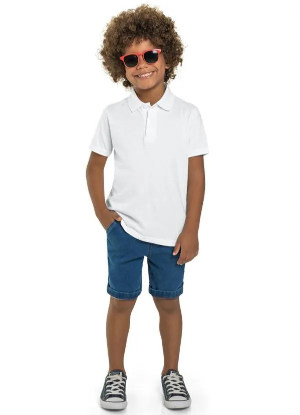 Brandili - Polo Primeiros Passos Básico Branco 2