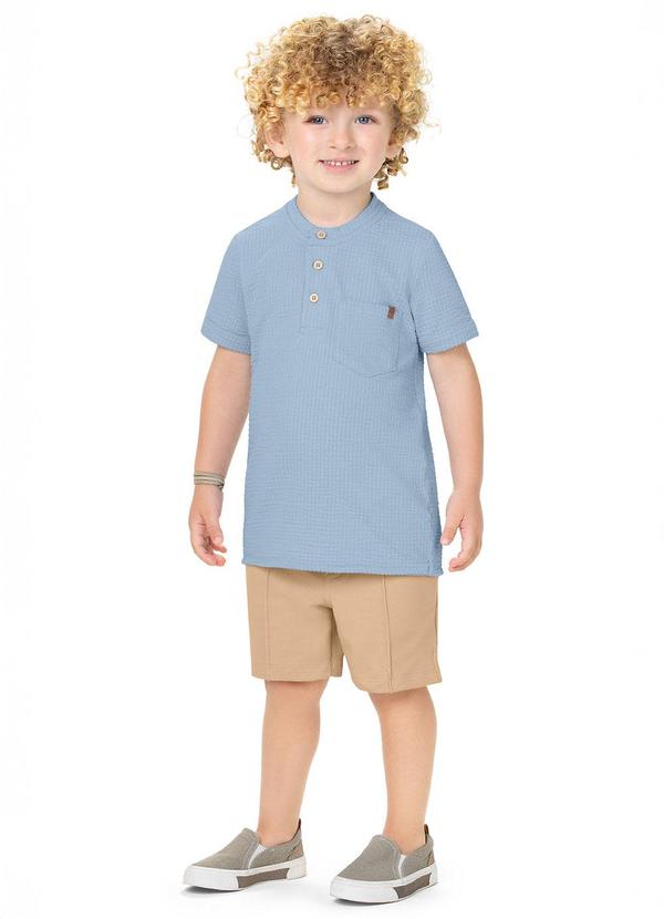 Alenice - Bata com Botões Menino Azul 2