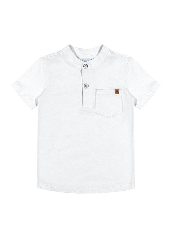 Alenice - Bata em Malha Flame Minimalista Menino Branco 1
