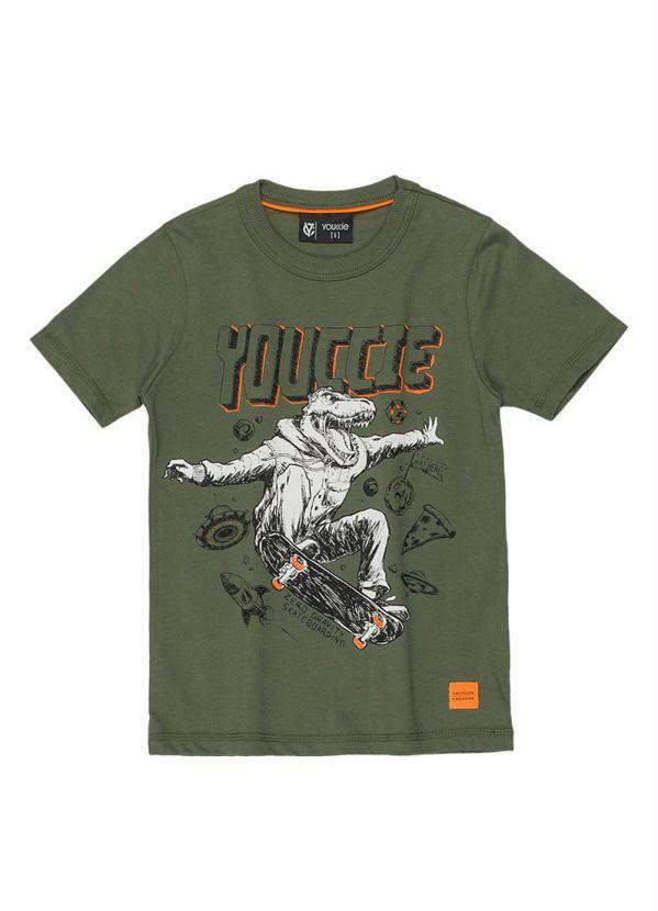 Blusa Dinossauro Verde - Momi