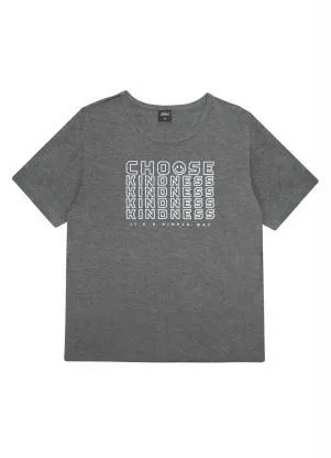 Select - Blusa Juvenil Feminina Kindness Cinza - SELECT