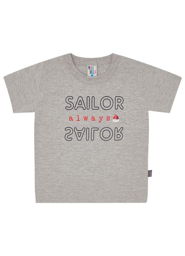 Pulla Bulla - Blusa Menino Cinza