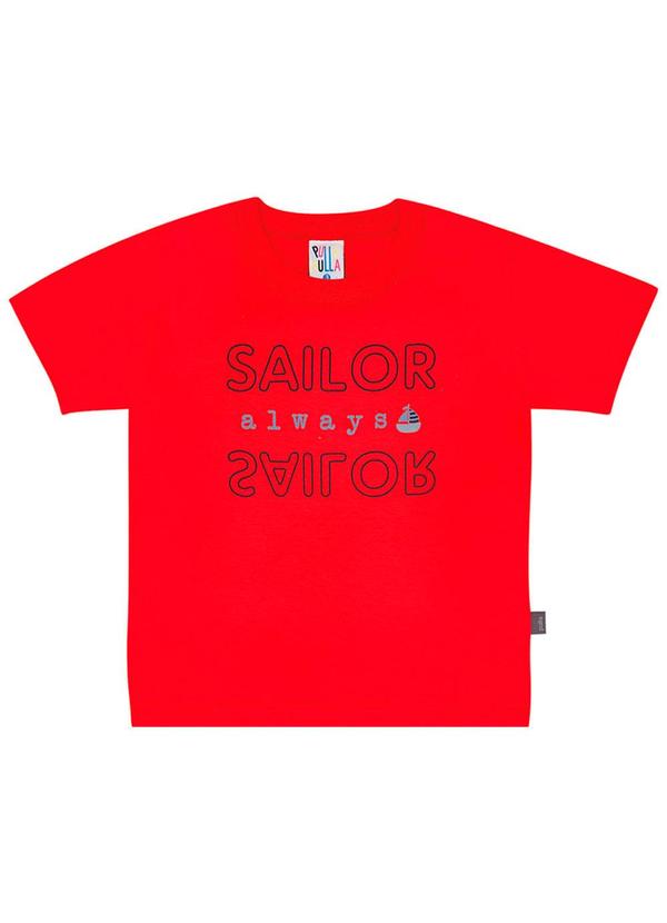 Pulla Bulla - Blusa Menino Vermelho
