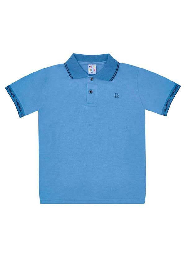 Pulla Bulla - Blusa Piquet Menino Azul