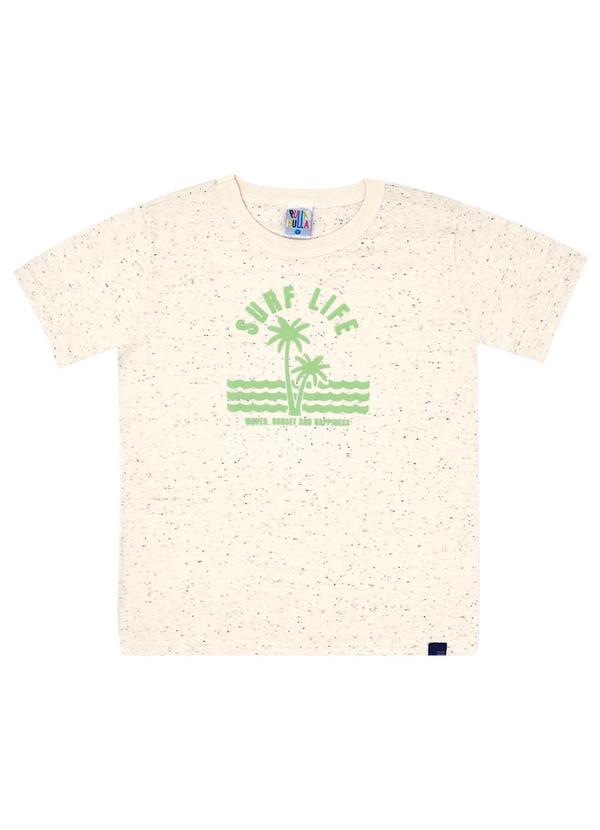 Pulla Bulla - Blusa Piquet Menino Bege