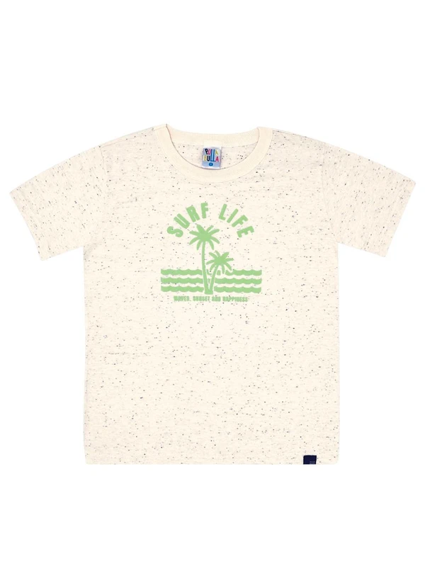 Pulla Bulla - Blusa Piquet Menino Bege