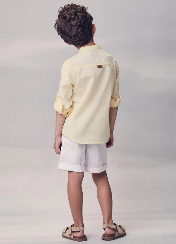 Youccie - Camisa a com Martingale Amarelo 4