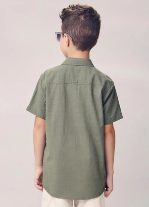 Youccie - Camisa Casual Flamê Verde - YOUCCIE