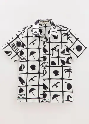 Bento - Camisa Ladrilho Estampado - BENTO