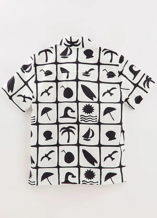 Bento - Camisa Ladrilho Estampado 3