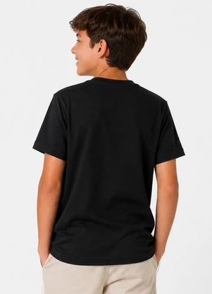Rovitex - Camisa Masculina Infantil Malhão Fruit Preto - ROVITEX