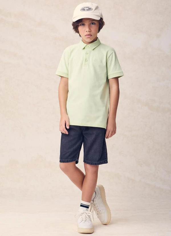 Youccie - Camisa Polo Básica Verde 3