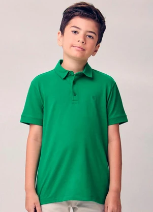 Youccie - Camisa Polo com Patch Verde - YOUCCIE