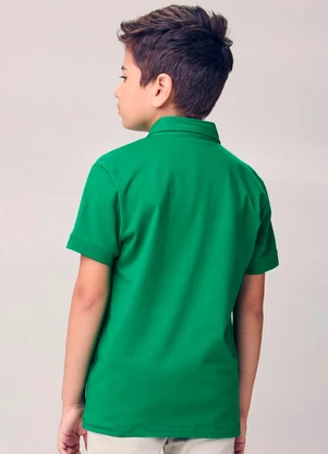 Youccie - Camisa Polo com Patch Verde - YOUCCIE