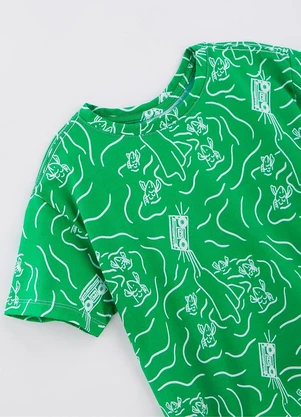 Bento - Camiseta 100% Algodão Boom Boto Verde - BENTO
