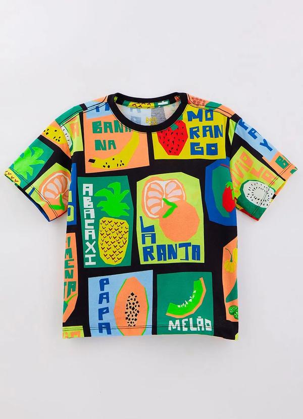 Bento - Camiseta 100% Algodão Hortifruta Estampado