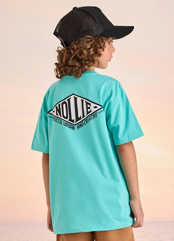 Youccie - Camiseta Acqua Estampa Nollie Verde 2