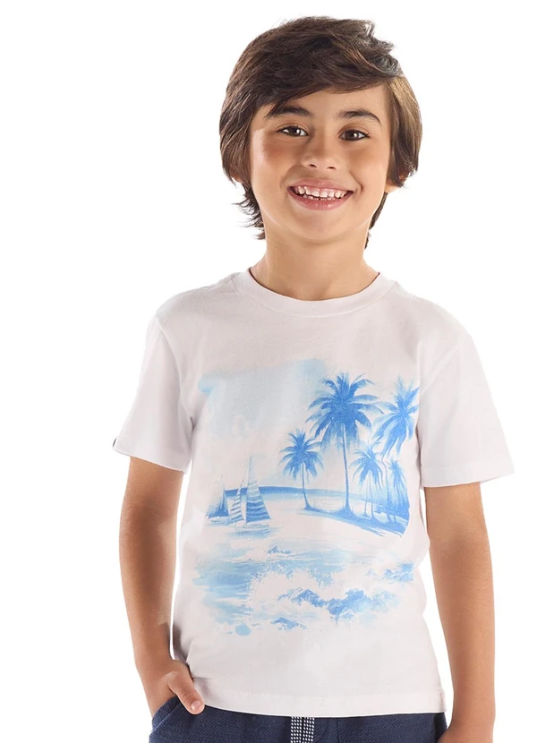Quimby - Camiseta Algodão Estampa Frontal Branco 1