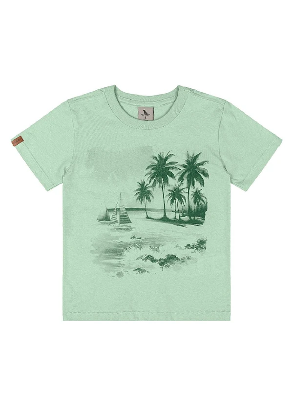 Quimby - Camiseta Algodão Estampa Frontal Verde 3