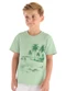 Quimby - Camiseta Algodão Estampa Frontal Branco - variação: Verde