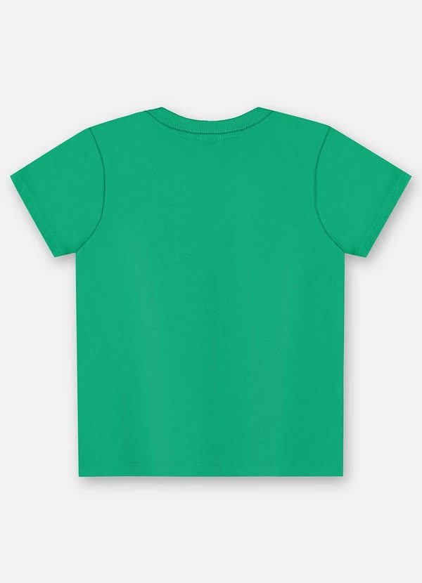 Up Baby - Camiseta Algodão Infantil Masculina Verde 2
