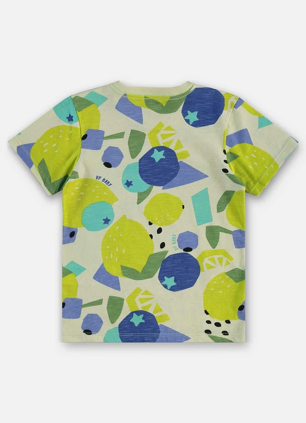 Up Baby - Camiseta Algodão Infantil Verde 4