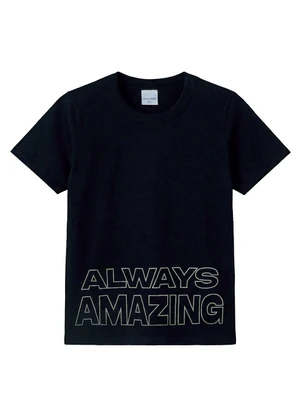Malwee Kids - Camiseta Always Amazing Preto - MALWEE KIDS