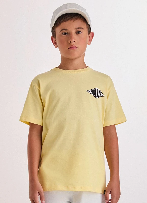 Youccie - Camiseta Amarela Estampa Nollie Amarelo