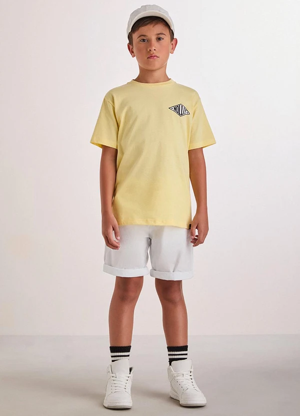 Youccie - Camiseta Amarela Estampa Nollie Amarelo 3