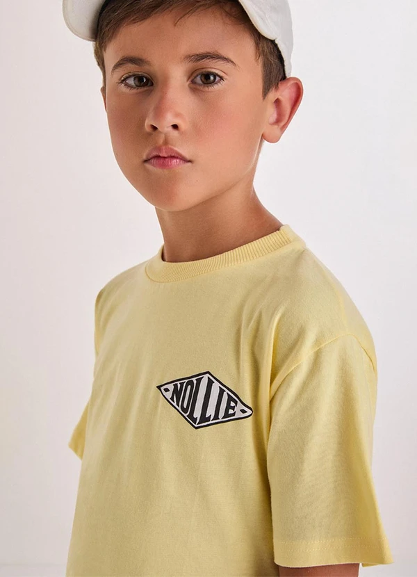 Youccie - Camiseta Amarela Estampa Nollie Amarelo 4
