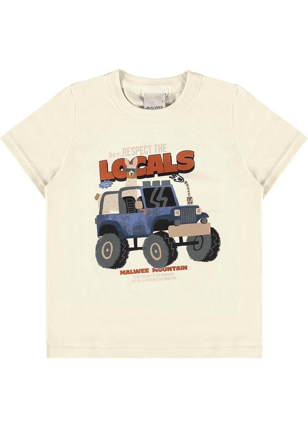 Malwee Kids - Camiseta Areia Respect The Locals Menino