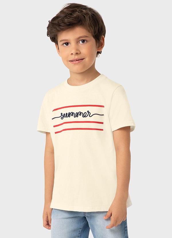 Carinhoso - Camiseta Areia Summer em Malha