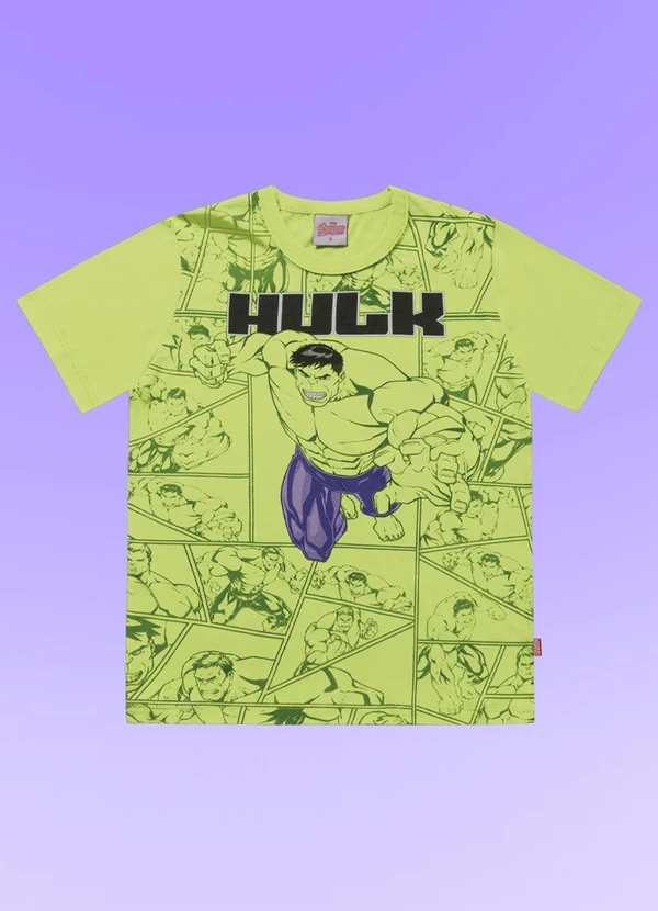 Fakini Kids - Camiseta Avengers Verde