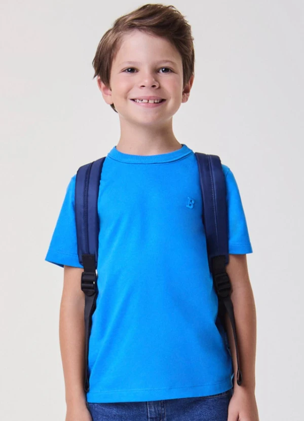 Bimbi - Camiseta Azul Básica Azul
