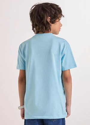Youccie - Camiseta Azul com Estampa de Surf Azul - YOUCCIE