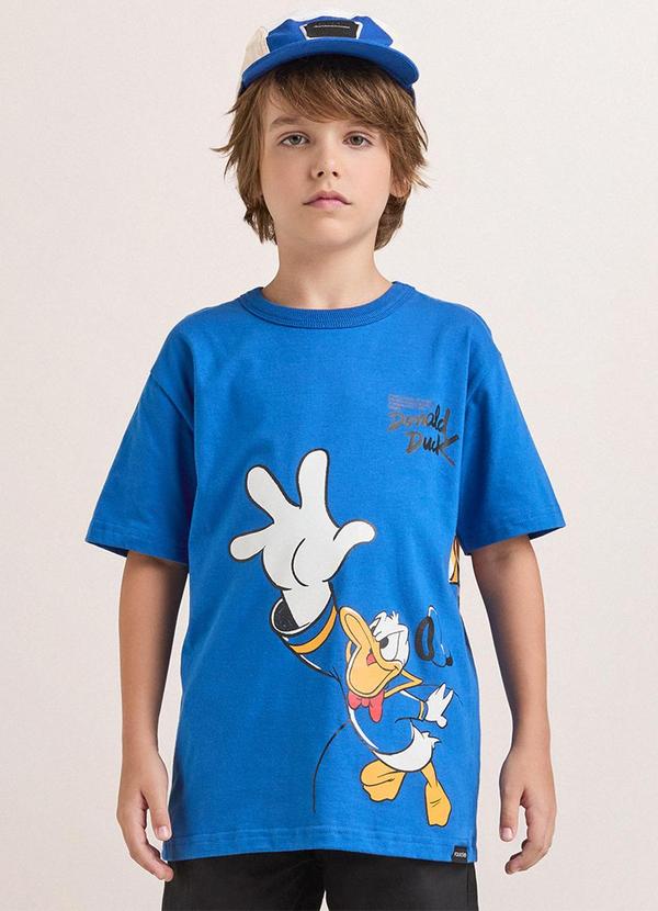 Youccie - Camiseta Azul do Pato Donald Azul
