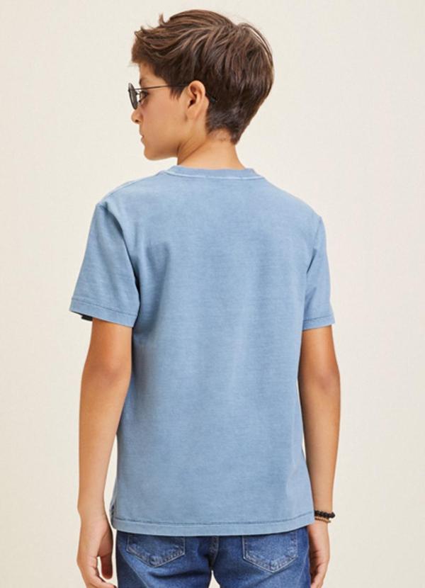 Youccie - Camiseta Azul Estampada Azul 2