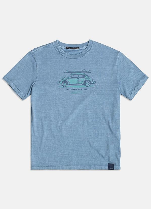 Youccie - Camiseta Azul Estampada Azul 5