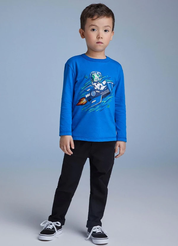 Youccie - Camiseta Azul Foguete Azul 3